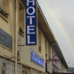 Arc en ciel de l'hôtel du lac